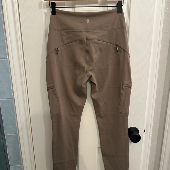 Never been worn cargo leggings, tan. - Picture 2 of 3